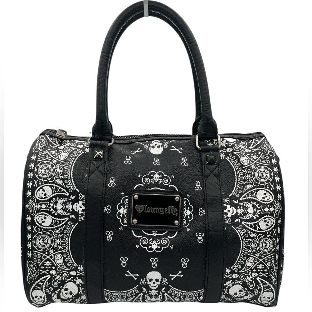OG Loungefly Rare Black & White Skull Bag